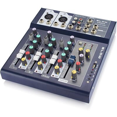 Mikser PRMX 4 - 4 kanały, USB, efekt echa Mikser PRMX 4 - 4 kanały, USB, efekt echa
