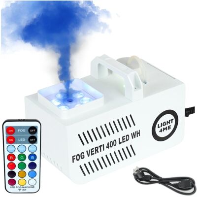 LIGHT4ME FOG VERTI 400 LED WH mała wytwornica dymu pionowego pilot bezprzewodowy efekt świetlny RGBW LIGHT4ME FOG VERTI 400 LED WH mała wytwornica dymu pionowego pilot bezprzewodowy efekt świetlny RGBW