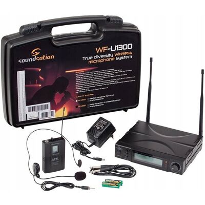 Mikrofon Bezprzewodowy Soundsation Wf-U1300p Uhf True Diversity 300 Mikrofon Bezprzewodowy Soundsation Wf-U1300p Uhf True Diversity 300