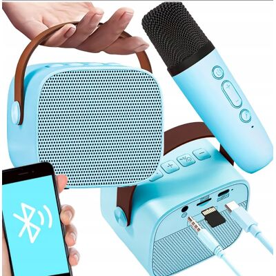 inna (Inny) Mikrofon Głośnik Bezprzewodowy Zestaw Do Karaoke Bluetooth Światło Led inna (Inny) Mikrofon Głośnik Bezprzewodowy Zestaw Do Karaoke Bluetooth Światło Led