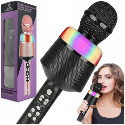 Inny producent MIKROFON PREMIUM BEZPRZEWODOWY RGB BLUETOOTH BT KARAOKE GŁOŚNIK DLA DZIECI Inny producent MIKROFON PREMIUM BEZPRZEWODOWY RGB BLUETOOTH BT KARAOKE GŁOŚNIK DLA DZIECI