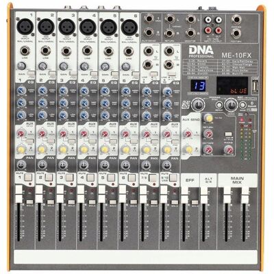DNA MIKSER ANALOGOWY AUDIO 10 KANAŁOWY USB BLUETOOTH PROFESJONALNA KONSOLA EQ DNA MIKSER ANALOGOWY AUDIO 10 KANAŁOWY USB BLUETOOTH PROFESJONALNA KONSOLA EQ