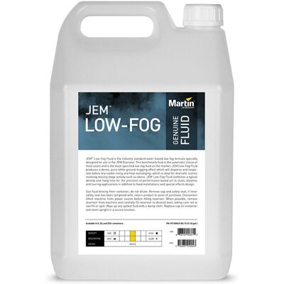Płyn Ciężki Dym Martin Jem Low-Fog Fluid 5l Płyn Ciężki Dym Martin Jem Low-Fog Fluid 5l