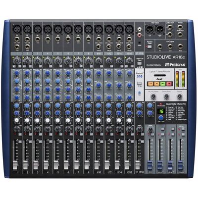 PreSonus StudioLive AR16c 18-kanałowy hybrydowy cyfrowy/analogowy mikser PreSonus StudioLive AR16c 18-kanałowy hybrydowy cyfrowy/analogowy mikser