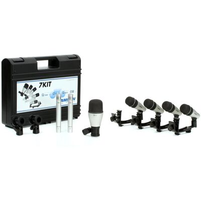Samson 7kit 7-Częściowy Zestaw Mikrofonów Perkusyjnych 3xq Tom 1x Q Snare 1x Q Kick 2x Co2 + Walizka Samson 7kit 7-Częściowy Zestaw Mikrofonów Perkusyjnych 3xq Tom 1x Q Snare 1x Q Kick 2x Co2 + Walizka