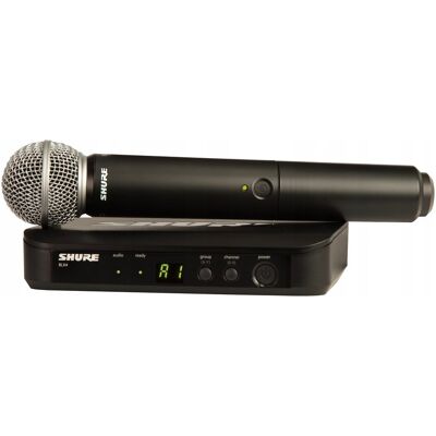 System bezprzewodowy Shure BLX24E/SM58 - Mikrofon System bezprzewodowy Shure BLX24E/SM58 - Mikrofon