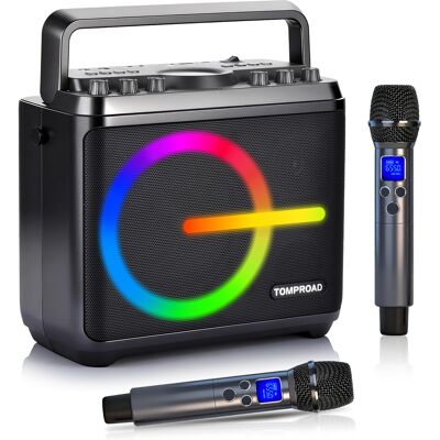 producent niezdefiniowany Głośnik Bezprzewodowy Bluetooth Maszyna Do Karaoke Światła Led 2 Mikrofony producent niezdefiniowany Głośnik Bezprzewodowy Bluetooth Maszyna Do Karaoke Światła Led 2 Mikrofony
