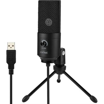Fifine K669B - Mikrofon kondensatorowy do streamowania i gier Fifine K669B - Mikrofon kondensatorowy do streamowania i gier