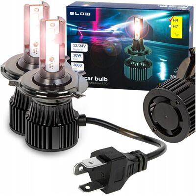 Inny producent 2x ŻARÓWKA SAMOCHODOWA LED H4 12-24V 30W HQ CANBUS 6500K 3800LM +300% Inny producent 2x ŻARÓWKA SAMOCHODOWA LED H4 12-24V 30W HQ CANBUS 6500K 3800LM +300%