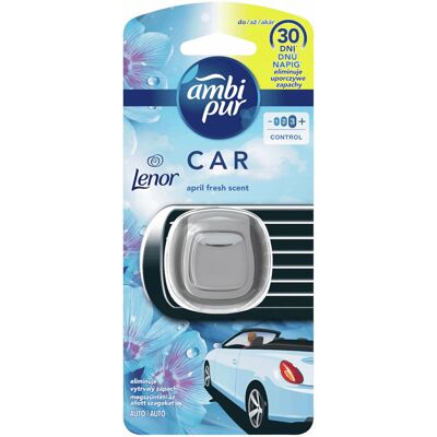 Ambi Pur Car, Samochodowy Odświeżacz Powietrza, April Fresh Scent, 2ml Ambi Pur Car, Samochodowy Odświeżacz Powietrza, April Fresh Scent, 2ml