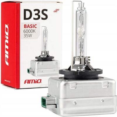 Amio, Żarówka, Xenon Ksenon, D3S 35W 6000K Amio, Żarówka, Xenon Ksenon, D3S 35W 6000K