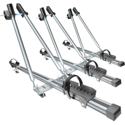 Amos 7608 zestaw 3 uchwytów rowerowych na dach z aluminiową belką Amos 7608 zestaw 3 uchwytów rowerowych na dach z aluminiową belką