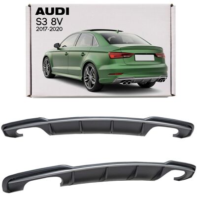 Venus LTD AUDI S3 8V 2017-2020 PO FACELIFTINGU DYFUZOR ZDERZAKA TYLNEGO Venus LTD AUDI S3 8V 2017-2020 PO FACELIFTINGU DYFUZOR ZDERZAKA TYLNEGO