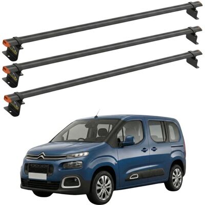 Inny producent Bagażnik dachowy Citroen Berlingo 2019- punkty montażowe aluminiowy 3 belki Inny producent Bagażnik dachowy Citroen Berlingo 2019- punkty montażowe aluminiowy 3 belki