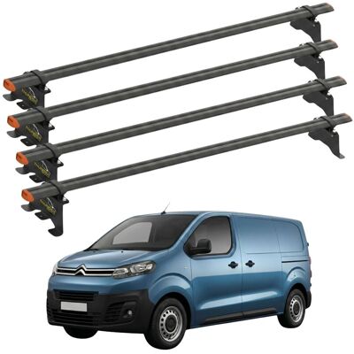 Inny producent Bagażnik dachowy Citroen Jumpy od 2016 punkty montażowe aluminium 4 belki Inny producent Bagażnik dachowy Citroen Jumpy od 2016 punkty montażowe aluminium 4 belki