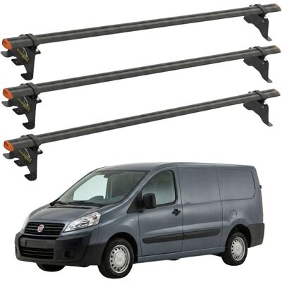 Inny producent Bagażnik dachowy do Fiat Scudo od 2022 punkty montażowe aluminiowy 3 belki Inny producent Bagażnik dachowy do Fiat Scudo od 2022 punkty montażowe aluminiowy 3 belki