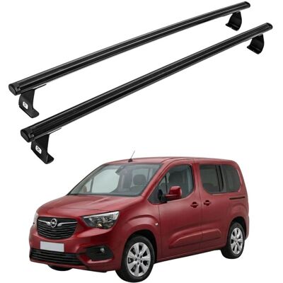 Inny producent Bagażnik dachowy do Opel Combo od 2018 belki dachowe aluminium lekki czarny Inny producent Bagażnik dachowy do Opel Combo od 2018 belki dachowe aluminium lekki czarny