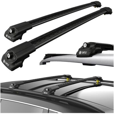 TURTLE Bagażnik dachowy na relingi NISSAN PRIMERA (W12) KOMBI 2002-2007 belki TURTLE Bagażnik dachowy na relingi NISSAN PRIMERA (W12) KOMBI 2002-2007 belki