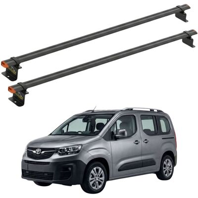 Inny producent Bagażnik dachowy Toyota Proace City od 2019 punkty montażowe czarny 2 belki Inny producent Bagażnik dachowy Toyota Proace City od 2019 punkty montażowe czarny 2 belki