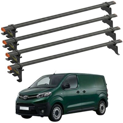 Inny producent Bagażnik dachowy Toyota Proace od 2016 punkty montażowe aluminiowy 4 belki Inny producent Bagażnik dachowy Toyota Proace od 2016 punkty montażowe aluminiowy 4 belki