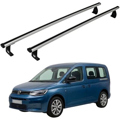 Inny producent Bagażnik dachowy Volkswagen Caddy od 2003 do 2020 aluminium lekki srebrny Inny producent Bagażnik dachowy Volkswagen Caddy od 2003 do 2020 aluminium lekki srebrny
