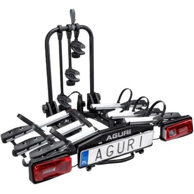 Bagażnik uchwyt rowerowy platforma na hak Aguri KRAB 3 rowery 13-pin Bagażnik uchwyt rowerowy platforma na hak Aguri KRAB 3 rowery 13-pin