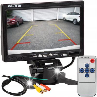 Inny producent Blow 78-601 samochodowy monitor LCD wyświetlacz 7 12V 24V do kamery cofania Inny producent Blow 78-601 samochodowy monitor LCD wyświetlacz 7 12V 24V do kamery cofania