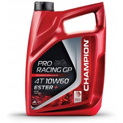 Inny producent Champion Olej Silnikowy Proracing Gp 4T 10W60 Ester + 4L Ma2 Syntetyczny Inny producent Champion Olej Silnikowy Proracing Gp 4T 10W60 Ester + 4L Ma2 Syntetyczny