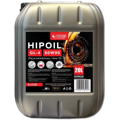 brak danych DORIS Olej przekładniowy Hipoil GL-4 80W90 20L brak danych DORIS Olej przekładniowy Hipoil GL-4 80W90 20L