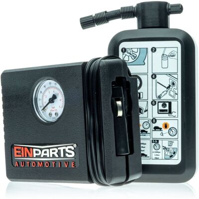 EINPARTS AUTOMOTIVE KOMPRESOR 120W Z PŁYNEM USZCZELNIAJĄCYM 400ML EINPARTS AUTOMOTIVE KOMPRESOR 120W Z PŁYNEM USZCZELNIAJĄCYM 400ML