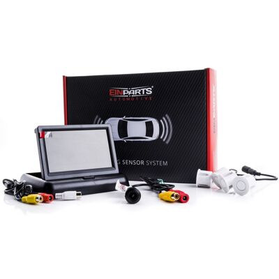 EINPARTS AUTOMOTIVE EINPARTS CZUJNIKI PARKOWANIA 4 SENSORÓW DO SAMOCHODÓW Z WYŚWIETLACZEM EINPARTS AUTOMOTIVE EINPARTS CZUJNIKI PARKOWANIA 4 SENSORÓW DO SAMOCHODÓW Z WYŚWIETLACZEM