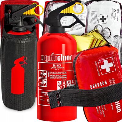 AGMI Gaśnica 1Kg Apteczka Din13164 Rzepy Do Bagażnika Uchwyt Na Apteczkę Gaśnicę AGMI Gaśnica 1Kg Apteczka Din13164 Rzepy Do Bagażnika Uchwyt Na Apteczkę Gaśnicę