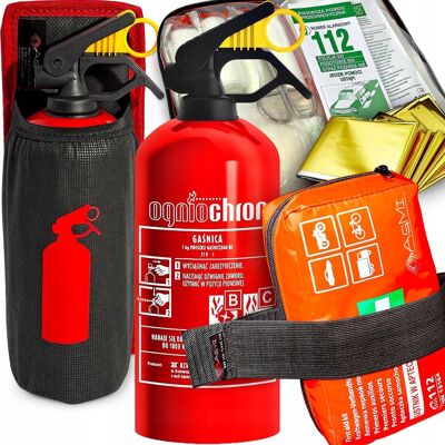 AGMI Gaśnica Samochodowa 1Kg Apteczka Din13164 Rzepy Do Bagażnika Uchwyt Na Apteczkę Gaśnicę AGMI Gaśnica Samochodowa 1Kg Apteczka Din13164 Rzepy Do Bagażnika Uchwyt Na Apteczkę Gaśnicę