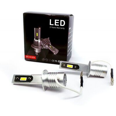 H1 Żarówki Led 9V-30V Canbus Csp 2Szt 2X 4000Lm Białe Mocne Homologacja Motoledy H1 Żarówki Led 9V-30V Canbus Csp 2Szt 2X 4000Lm Białe Mocne Homologacja Motoledy