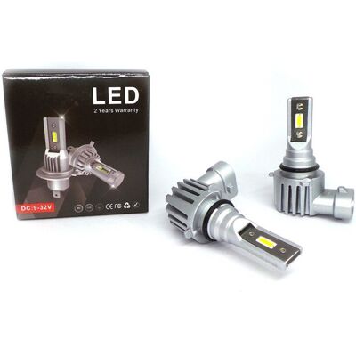 H10 Żarówki Led 9V-30V Canbus Csp 2Szt 2X 4000Lm Białe Mocne Motoledy H10 Żarówki Led 9V-30V Canbus Csp 2Szt 2X 4000Lm Białe Mocne Motoledy
