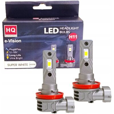 Inny producent H11 H8 H9 H16 LED ŻARÓWKI SUPER WHITE 6000K 12V CANBUS PLUG AND PLAY MOCNE Inny producent H11 H8 H9 H16 LED ŻARÓWKI SUPER WHITE 6000K 12V CANBUS PLUG AND PLAY MOCNE