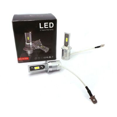 H3 Żarówki Led 9V-30V Canbus Csp 2Szt 2X 4000Lm Białe Mocne Homologacja Motoledy H3 Żarówki Led 9V-30V Canbus Csp 2Szt 2X 4000Lm Białe Mocne Homologacja Motoledy