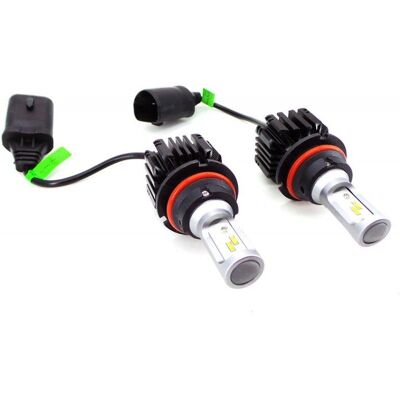 Hb5 Żarówki Led 9007 9V-32V Canbus Csp Zestaw Białe 8000Lm 2Szt Motoledy Hb5 Żarówki Led 9007 9V-32V Canbus Csp Zestaw Białe 8000Lm 2Szt Motoledy