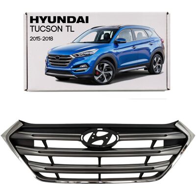 Venus LTD HYUNDAI TUCSON III TL 2015-2018 PRZED FACELIFTINGIEM ATRAPA CHŁODNICY GRILL CHROMOWANY 86350D7000 Venus LTD HYUNDAI TUCSON III TL 2015-2018 PRZED FACELIFTINGIEM ATRAPA CHŁODNICY GRILL CHROMOWANY 86350D7000