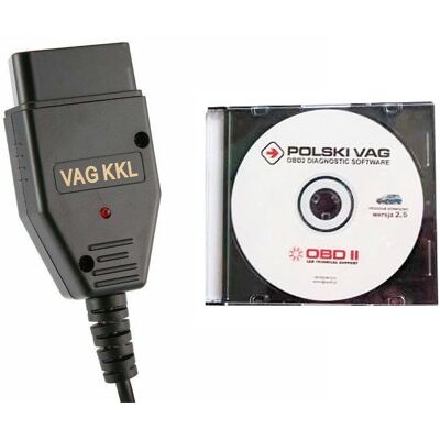 Inny producent INTERFEJS KKL VAG + PROGRAM POLSKI VAG 2.5 VW AUDI SKODA SEAT FTDI Inny producent INTERFEJS KKL VAG + PROGRAM POLSKI VAG 2.5 VW AUDI SKODA SEAT FTDI