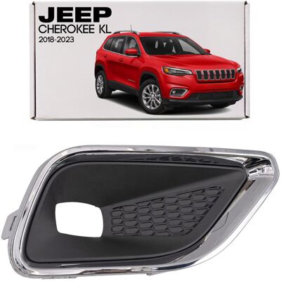 Venus LTD JEEP CHEROKEE V KL 2018-2023 PO FACELIFTINGU KRATKA ZDERZAKA HALOGENU PRZEDNIA PRAWA 68287994AB Venus LTD JEEP CHEROKEE V KL 2018-2023 PO FACELIFTINGU KRATKA ZDERZAKA HALOGENU PRZEDNIA PRAWA 68287994AB