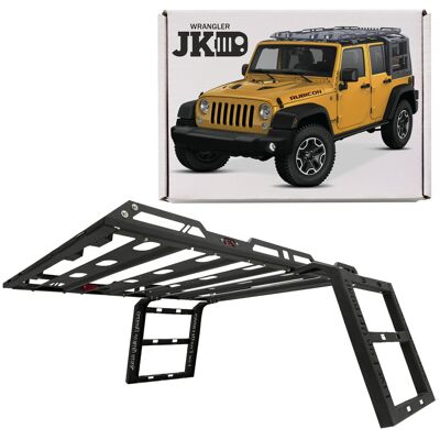 Venus LTD JEEP WRANGLER JK 2007-2018 BAGAŻNIK DACHOWY Z DRABINKĄ STAL Venus LTD JEEP WRANGLER JK 2007-2018 BAGAŻNIK DACHOWY Z DRABINKĄ STAL