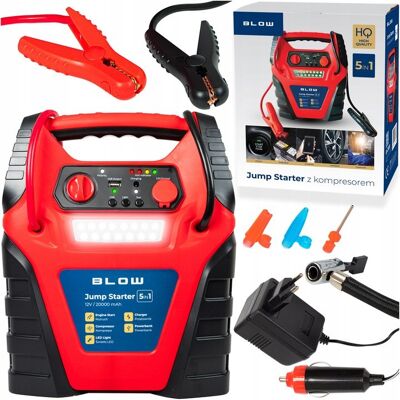 Inny producent JUMP STARTER BOOSTER POWERBANK KOMPRESOR SAMOCHODOWY POMPKA 12V 20000Ah 5w1 Inny producent JUMP STARTER BOOSTER POWERBANK KOMPRESOR SAMOCHODOWY POMPKA 12V 20000Ah 5w1
