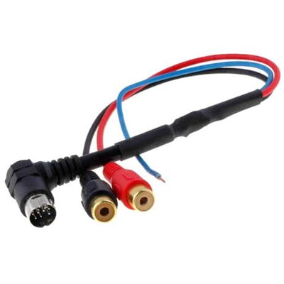 BEGLI Kabel sygnałowy mini ISO RCA VW Audi Skoda Seat Adapter radiowy AUX BEGLI Kabel sygnałowy mini ISO RCA VW Audi Skoda Seat Adapter radiowy AUX