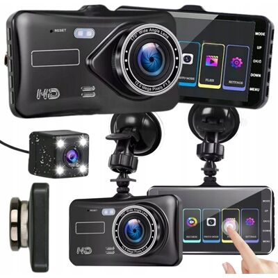 Inny producent Kamera cofania wideo rejestrator jazdy samochodowy monitor fullhd przód tył Inny producent Kamera cofania wideo rejestrator jazdy samochodowy monitor fullhd przód tył