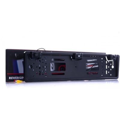 EINPARTS AUTOMOTIVE Kamera cofania z czujnikami cofania w ramce rejestracji z LED EINPARTS / EPP033 EINPARTS AUTOMOTIVE Kamera cofania z czujnikami cofania w ramce rejestracji z LED EINPARTS / EPP033