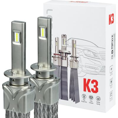 Interlook Komplet żarówek LED H1 K3 CSP 54 W 20000 lm Interlook Komplet żarówek LED H1 K3 CSP 54 W 20000 lm