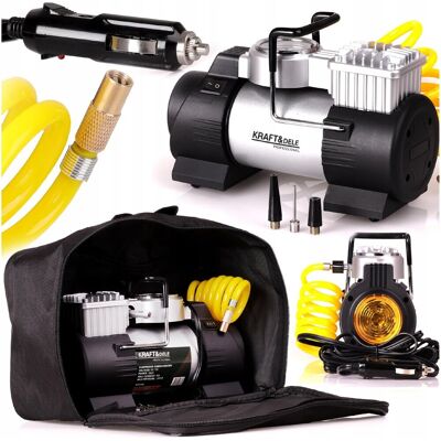 Kraft&Dale KOMPRESOR 12V / 230V SAMOCHODOWY NA ZAPALNICZKĘ POMPKA DO AUTA MOCNA 190WAT Kraft&Dale KOMPRESOR 12V / 230V SAMOCHODOWY NA ZAPALNICZKĘ POMPKA DO AUTA MOCNA 190WAT