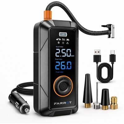 Inny producent Kompresor Bezprzewodowy Powerbank LED 150PSI pompka powietrza elektryczna Auto stop Inny producent Kompresor Bezprzewodowy Powerbank LED 150PSI pompka powietrza elektryczna Auto stop