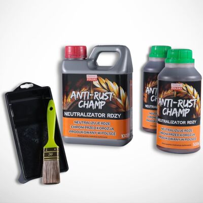 NOFAR KONWERTER NA RDZĘ ANTI-RUST CHAMP 1000ML+2x500ML ZESTAW NOFAR KONWERTER NA RDZĘ ANTI-RUST CHAMP 1000ML+2x500ML ZESTAW